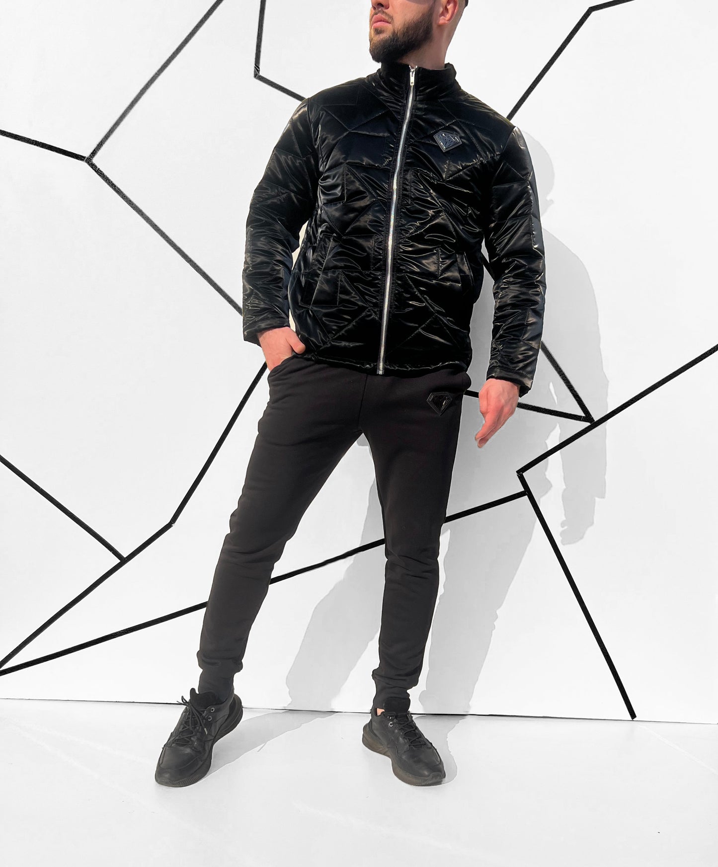 Vyriška blizgi pavasarinė/rudeninė striukė 'Rivartore'