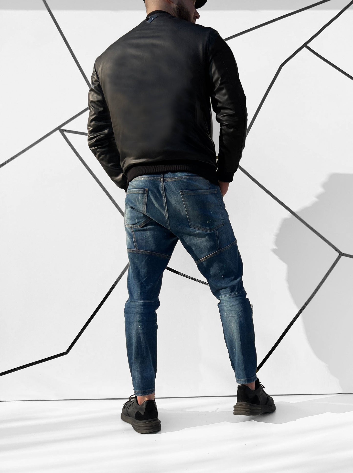 Vvyriška eko odos striukė su zomšos imitacija 'Padgante'