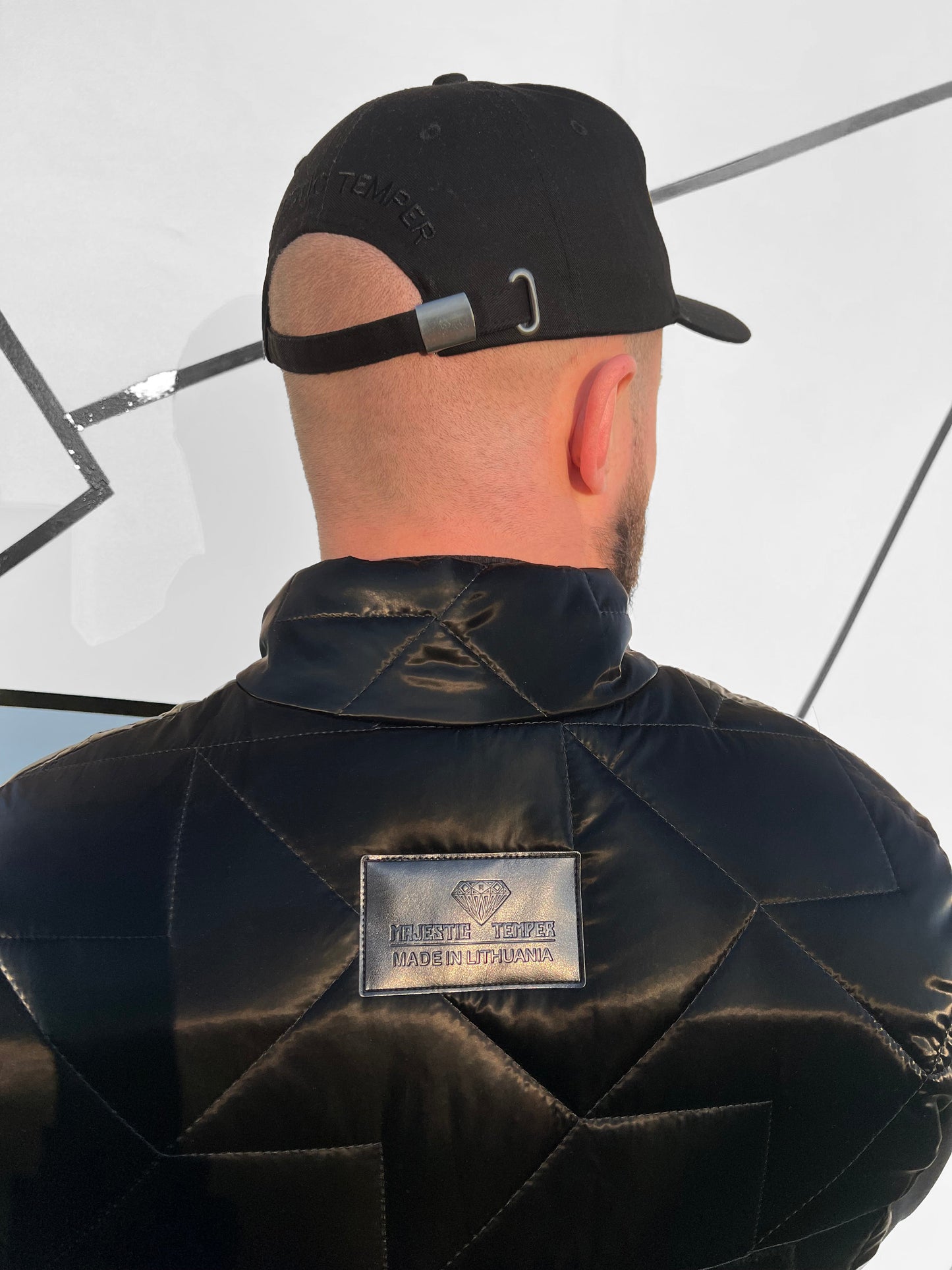 Vyriška juodos spalvos rudeninė/ pavasarinė liemenė 'Velgrano'