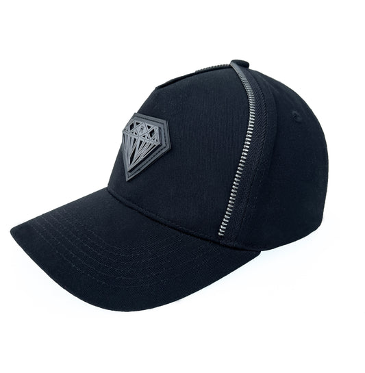 Majestic Temper kepurė su logotipu ir dekoratyviniu užtrauktuku
