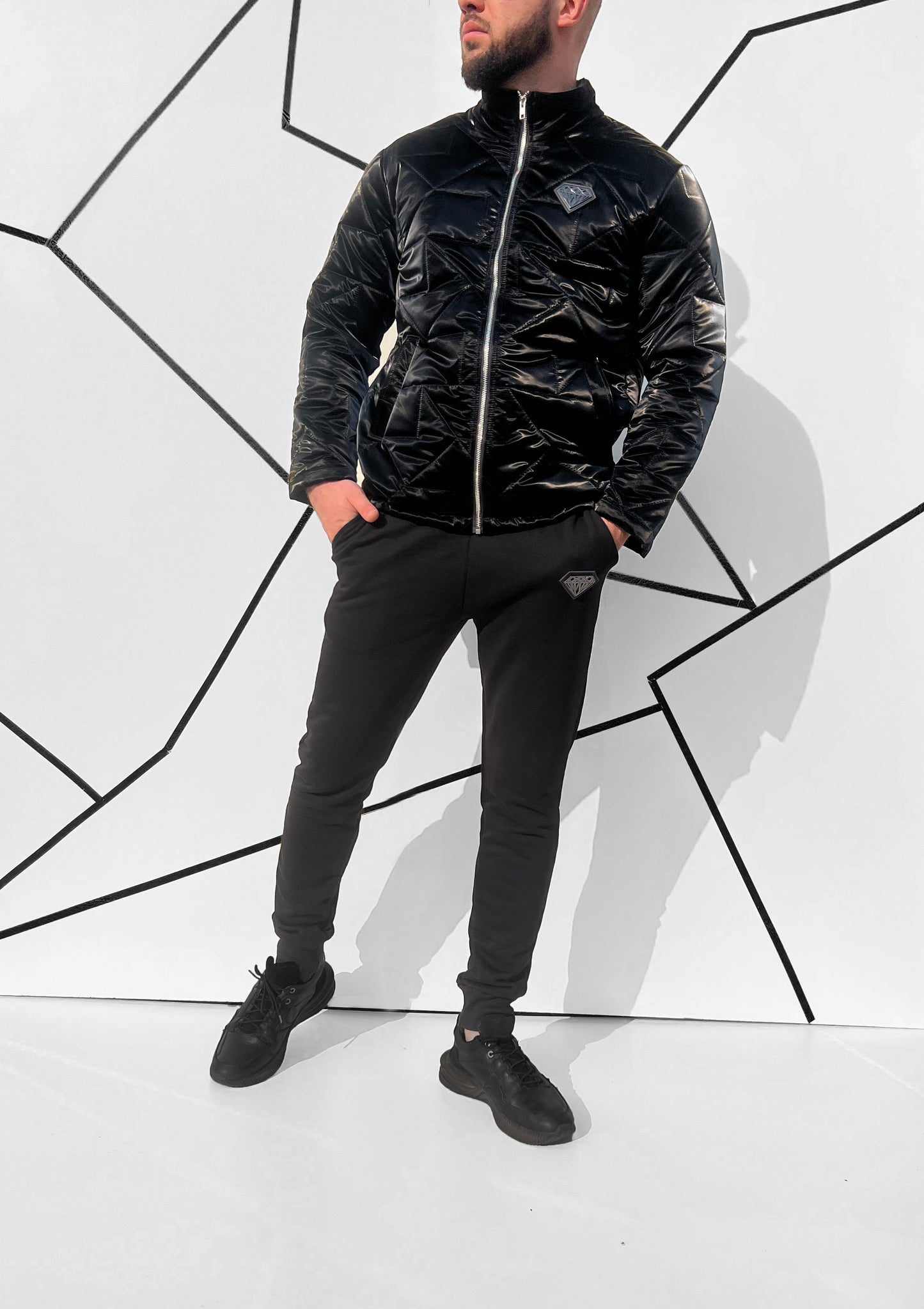 Vyriška blizgi pavasarinė/rudeninė striukė 'Rivartore'