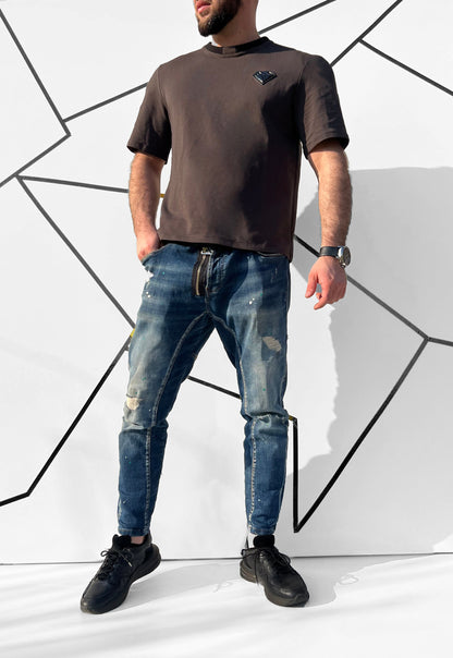 Vyriški oversize medvilniniai marškinėliai  'Sindiro'