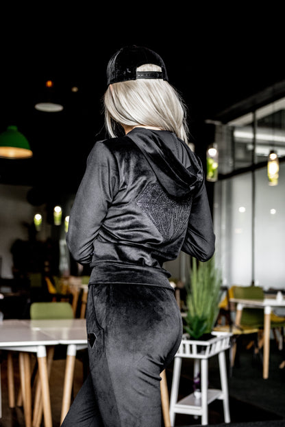 Moteriškas veliūrinis laisvalaikio kostiumas 'Moorise'